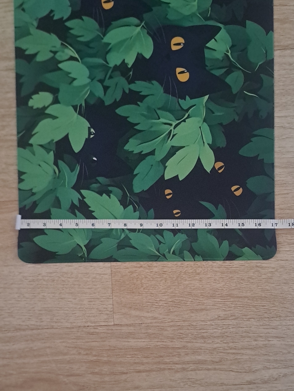 Green Jungle Cat Desk Mat – Home Office Mouse Pad - Picture 5 of 6